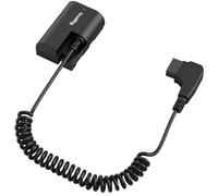 SMALLRIG D-TAP to LP-E6NH Dummy Battery Coiled for Canon R/5D/7D-4252 | Coiled Power Cable for Canon R5, R6, R7, R, R5C, 5D II/III/IV, 6D, 6D II, 7D, 7D II, 60D, 70D, 80D, 90D, XC10, XC15, 5DS