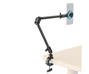 SMALLRIG Desktop Clamp Magic Arm Kit for MagSafe for iPhone, 67cm Two-Stage Adjustable Flexible Arm with Secure Grip for Smartphone, Webcam, Action Cameras - 5626