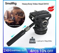 SmallRig Heavy Duty Tripod Fluid Video Head w/ Flat Base &Adjustable Handle 4165