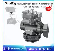 SmallRig DSLR Camera HawkLock Quick Release Monitor Support w H21 Cold Shoe Mount, Dual Anti-Twist, Adjustable Clamp for Monitor 4888