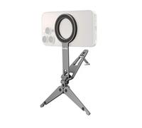 SMALLRIG Dual Magnetic Phone Tripod, Metal Smartphone Mount Grip with 1/4" Threads, 270° Adjustable Phone Holder Mini Pocket Tripod for iPhone 17/16/15/14/13 Series -5649