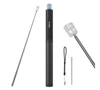 SMALLRIG Extendable 150cm/59in/4.9ft Invisible Selfie Stick for Insta360 X6 | for DJI OSMO 360, Portable Selfie Stick for Panoramic Action Camera with 1/4"-20 Screw, Ground Spike, Wrist Strap - 5270