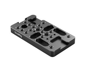 SMALLRIG Extension Cheese Plate, Multifunctional Mounting Plate with 1/4" and 3/8" Threaded Holes, Cold Shoe Mounts, and 3/8"-16 Locating Hole for ARRI, Fits for Camera Rig, DSLR Accessories - 4887