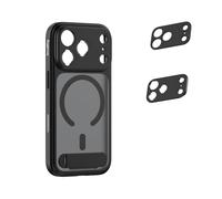 SMALLRIG FilMov Phone Case for iPhone 17 Pro Max, Magnetic Cellphone Case w/Adjustable Kickstand, Lens Backplate, Support for MagSafe, for Phone Gimbal Stabilizer,for DJI,for Insta360, Black - 5551