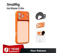 SmallRig 5792 FilMov Lightweight Photography Bumper Case for iPhone 17 Pro, Orange