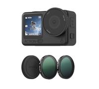 SMALLRIG Filter Kit for DJI Action 6 ND16/CPL & 1/4 Mist Snap-On-5896 | Includes ND16/CPL and 1/4 Black Mist Filters, Snap-On Mount, No Need to Remove Lens, with Silicone Cover