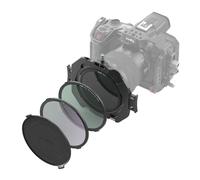 SMALLRIG Filter Kit with Adjustable Clamp from 67mm - 82mm, with CPL Filter and Black Diffusion 1/4 Filter, for DSLR Mirrorless Cameras - 4412