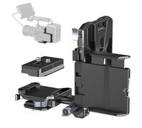 SMALLRIG Foldable V Mount Battery Plate Kit Pro, w/QR Plate for Arca - 5315 | With LCD Screen Protection Bracket & Cable Clips, All-in One Compact Camera Video Rig for Mirrorless/DSLR, for NEEWER V Mount
