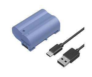SMALLRIG for EN-EL15C Battery 2400mAh USB-C Camera Battery for Nikon Z6 III, Zf, Z8, 2.5H Full Charged for Nikon Z7, Z6, Z7 II, Z6 II, Z5, D850, D810, D810A, D780, D750, D610, D500-4332B