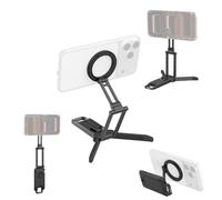 SMALLRIG FS-A1 3-in-1 Mini Magnetic Foldable Phone Holder, Hidden Hook | Foldable Selfie Stick Phone Holder Tripod for iPhone 17/16/15/14/13/12, 360° rotation, Max Load 2.5kg/ 5.5lb - 6515