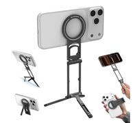 SMALLRIG FS-C1 Magnetic Phone Tripod with Carabiner Clip - 6470 | Foldable Phone Stand for iPhone 17/16/15/14 Series, Portable Mini Tripod for MagSafe, Aluminium Alloy Cell Phone Stand