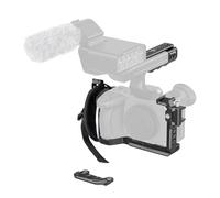 SMALLRIG FX2 HawkLock Quick Release Camera Cage Kit for Sony with XLR Handle Extension, Wrist Strap and Cable Clamp for HDMI, QR Cold Shoe, Built in NATO Rail/QR Plate for Arca - 5588