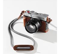 SMALLRIG Genuine Leather Case Kit for FUJIFILM X-E5, Vintage Half-Body Shell for FUJIFILM X-E5, with Shoulder Strap(Brown)- 5449