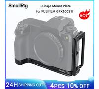 SMALLRIG L-Shape Plate for FUJIFILM GFX100S II, L-Bracket for Arca-Swiss, with 1/4"-20 Threaded Holes, QD Socket, Cold Shoe Mount, Supporting Horizontal and Vertical Shooting - 4716