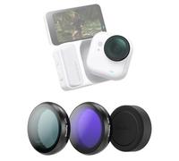 SMALLRIG GO Ultra Filter Kit for Insta360 GO Ultra w/ND8 & CPL-5862 | Snap-on Design Includes ND8 Filter, CPL Filter, Silicone Lens Cover, and Cleaning Cloth