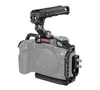 SMALLRIG Handheld Camera Cage Kit for Canon EOS R5/ R6 / R5 C - 3830C | with Lightweight Top Handle, ARRI and Cable Clamp, Suitable for Tripod, Handheld and Stabilizer Shooting (Upgraded Version)