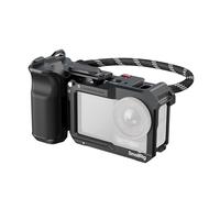 SMALLRIG Handle Grip Kit for DJI Osmo Action 5 Pro/ 4/3 with Cage, Street Photography Grip for DJI, Quick Release, Shutter Button, Cold Shoe, Wrist Strap, 1/4 Threaded Hole for Tripod Selfie Stick