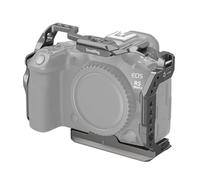 SMALLRIG HawkLock Quick Release Cage for Canon EOS R5 Mark II - 4977B | with 1/4"-20 Threaded Holes, 3/8"-16 Threaded Holes, Cold Shoe, NATO Rails, Titanium Gray