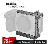 SMALLRIG HawkLock Quick Release Half Cage for Sony FX3 / FX30, with Cold Shoe and NATO Rail, Quick Release Plate for Arca, for Sony XLR Handle, for DJI RS 3 / RS 3 Pro/RS 4 / RS 4 Pro Gimbal - 4772