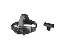 SMALLRIG Head Strap Mount for DJI Osmo Action 6 / Nano, with Quick Release Interface & Safety Lock, 3-Segment/2-Segment Adjustable, High-Elasticity Strap Fits 50-65cm - 6304