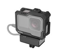 SMALLRIG Hero 13 / Hero12 / Hero11 / Hero 10 / Hero 9 Cage for GoPro, with 2 Cold Shoe Mount for GoPro Light Mod and Common Microphone, Led Video Light - 3083C