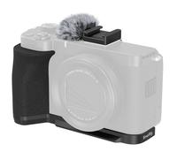 SMALLRIG L-Shape Handle for Canon PowerShot V1 with Furry Windscreen - 5808 | Ergonomic Silicone Grip, 1/4"-20 Thread Hole, Built-in Quick-Release Plate for Arca, Support Tripods/Handheld Shooting