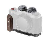 SmallRig L-Shape Mount Plate with Wooden Handle for FUJIFILM X-M5 (Black) 5260