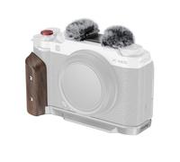 SmallRig 5261 L-Shape Mount Plate with Wooden Handle for Fujifilm X-M5, silver