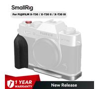 SmallRig 5665 L-Shaped Mount Plate with Silicone Handle for FUJIFILM X-T30 / X-T30 II / X-T30 III, Charcoal Silver