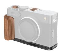 SmallRig 5985 L-Shaped Mount Plate with Wooden Handle for FUJIFILM X-E5, Rosewood / Black