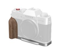 SmallRig 5667 L-Shaped Mount Plate with Wooden Handle for FUJIFILM X-T30 / X-T30 II / X-T30 III, Silver