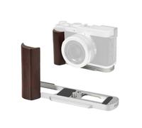 SmallRig 5943 L-Shaped Mount Plate with Wooden Handle for Panasonic LUMIX L10, silver