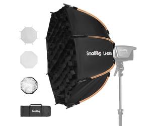 SMALLRIG LA-O65 Octagonal Softbox, 65cm/ 25.6in Quick Release Softbox with Carrying Bag, for Bowens Mount COB Lights for SmallRig for Neewer for Aputure for Godox - 4874