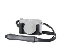 SMALLRIG Leather Half Case Kit for Panasonic L10 w/Strap Black-6274 | Includes Retro Protective Case and Shoulder Strap, Features 1/4"-20 Threaded Hole, for Tripods, Black
