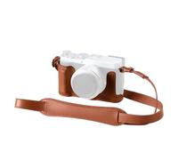 SMALLRIG Leather Half Case Kit for Panasonic L10 w/Strap Brown-6275 | Includes Retro Protective Case and Shoulder Strap, Features 1/4"-20 Threaded Hole, for Tripods, Brown