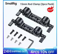 SmallRig Lightweight 15mm Railblock Rod Clamp w 1/4"-20 Thread for Sony and Other 15mm DSLR Camera Rig Shoulder Support 2Pc 2061 1pc 15mm-Railblock