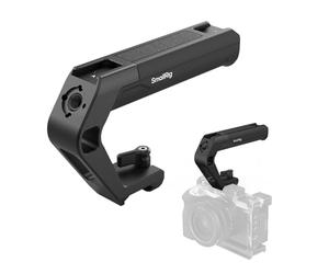 SMALLRIG Lightweight NATO Clamp Top Handle, Tiny Camera Top Grip Only 119g, Handgrip with Locating Hole for ARRI and Two Cold Shoe Mounts, for Camera Cage with Built-in NATO Rail - 5977