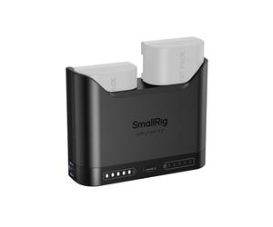 SMALLRIG LP-E6P LP-E6NH LP-E6N LP-E6 Battery Charger for Canon, 2h Dual Slot Camera Charger with 22.5W USB-C Port, Full for Canon EOS R5 Mark II,R6 Mark II R5,R6,R7,5D Mark II,5D Mark IV - 5490