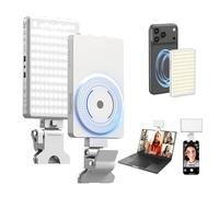 SMALLRIG M3 Magnetic Selfie LED Light 120 LEDs CRI90+ White-5640 | 120 LEDs, 2000mAh, CRI90+, Clip-On Fill Light for iPhone, for iPad, for Camera, and for Laptop, White