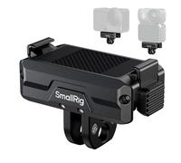 SMALLRIG Magnetic Adapter Holder Dual-Mount Support for DJI Osmo Action 6/Osmo Nano, Bidirectional Quick Release Magnetic Folding Adapter Mount with 2-Prong Mount and 1/4"-20 Threaded Hole - 5890