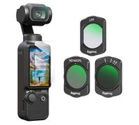 SMALLRIG Magnetic Filter Set for DJI Pocket 4/3 VND/CPL/LPF-4776 | Includes VND2-5, ND16/CPL, LPF Filter, and Screen Protector