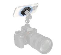 SMALLRIG Magnetic Mobile Phone Holder Mount Plate for iPhone, with Cold Shoe Mount & 1/4"-20 Threaded Hole, for DJI Mic 2, Ball-head Selfie Sticks, Vlogging, Live Streaming, Smartphone Filming - 5155