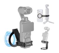 SMALLRIG Magnetic Mount Stand Cage for DJI Osmo Pocket 4P/4/3, Aluminium | Expansion Adapter with Bidirectional Quick Release Interface, Adjustable Magnetic Ring for Phone - 6004