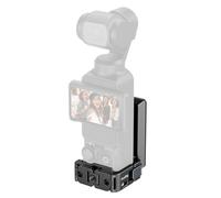 SMALLRIG Magnetic Mount Stand for DJI Pocket 3 w/230° & Cold Shoe-5581 | 230° Adjustable Holder with Cold Shoe and 1/4" Screw Hole, Aluminum Alloy Magnet Adapter for Iron Surfaces
