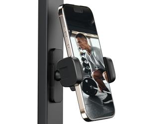 SMALLRIG Magnetic Phone Holder for Gym, Alloy Base with 360° Ball Head, Universal Phone Clamp Mount Suitable for iPhone 17/16/15/14/13/12 Series & Android Phones, Attach to Metal Surfaces - 5582