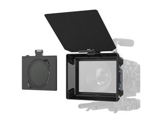 SMALLRIG Matte Box Kit With CPL&VND Filters, Lens Hood and Top Flag, 2 Pcs 4x5.65" Filter Frame, 4 Pcs Threaded Adapter, CPL 1 & 2 Filters, No Vignetting, for Mirrorless Camera Video - 5011