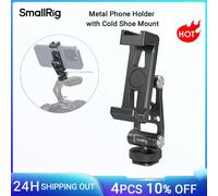 SmallRig Metal Phone Support with Cold Shoe Mount Phone Support for DJI RS 3 /RS 3 Pro/ RS 3 Mini /RS 4Pro/RS 4 w Cold Shoe 4382 4382