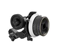 SMALLRIG Mini Follow Focus with A/B Stops & 15mm Rod Clamp - 3010D | With Snap-on Gear Ring Belt for DLSRs and Mirrorless Cameras, Fits Different Diameter Lenses Up to 114mm