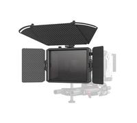 SMALLRIG Mini Matte Box Pro Flag Kit with Two 4 x 5.65 Filter Frame, Modular Anti-Glare System with Φ67/72/77/82-95mm Adapter Ring, Carbon Fiber Lightweight Design - 3680B
