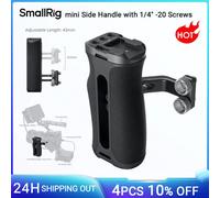 SmallRig Mini Side Handle with 1/4" -20 Screws, Comfort Silicone Grip For Dslr Camera Cage Video Rig with Cold Shoe Mount -4756 Side Handle 4756